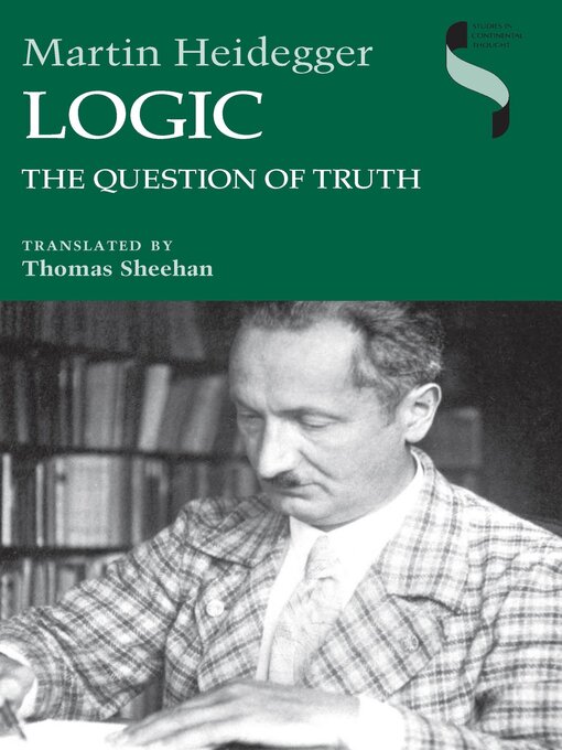 Title details for Logic by Martin Heidegger - Available